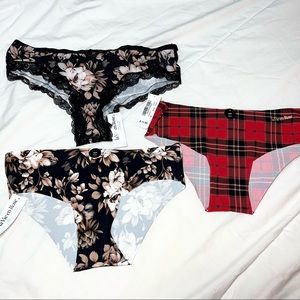Set of 3 panties from La Vie En Rose (Brand New)